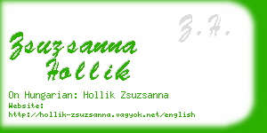 zsuzsanna hollik business card